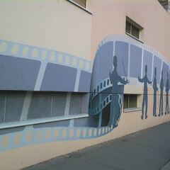 Fresque Charlie Chaplin