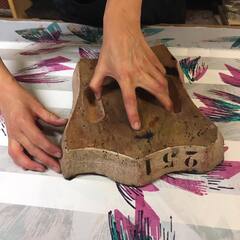 Impression à la planche Brochier Soieries