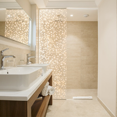 Salle de bain chambre Deluxe