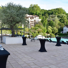 Soirée en bord de bassin