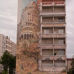 Fresque La Tour de Babel