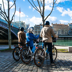 Balade à vélo sur la ViaRhona de Lyon