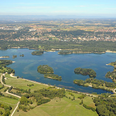 Vue aérienne du Grand Parc