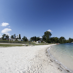 Plage de sable de L'atol'