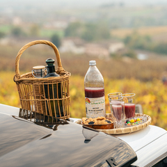 Goûter gourmand dans les vignes