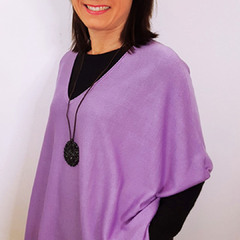 Poncho Chemise Cachemire et Soie