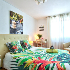 Chambre "La Naturelle" : reposante et exotique !