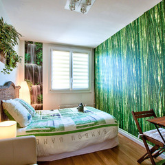 Chambre "La Bambou" : ressourçante et végétale !