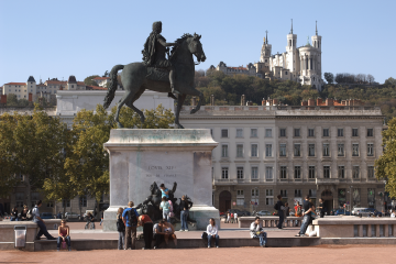 Place Bellecour - Statue de Louis XIV