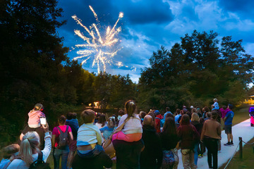 Feu d'artifice au Bois des Lutins