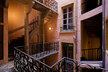 La Croix-Rousse, traboules entre Rhône et Saône