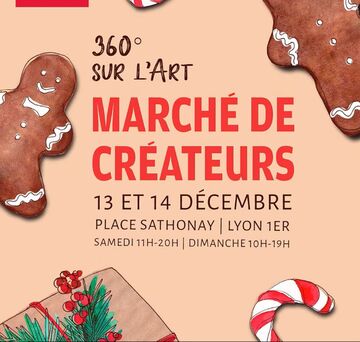 March&eacute; de cr&eacute;ateurs &laquo; 360&deg; sur l'Art &raquo;_Lyon 1er